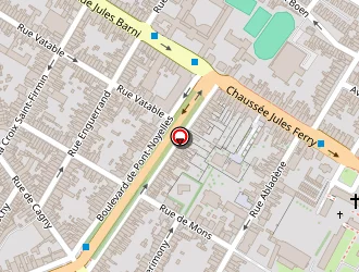 Carte de La Centrale De Financement à Amiens