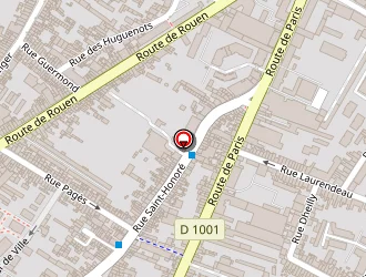 Carte de Saint Benoit Confort à Amiens