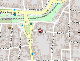 Carte de Carrefour City à Amiens