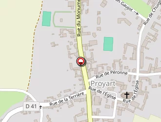 Carte de Milovan Stéphane à Proyart