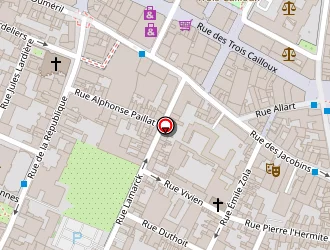 Carte de Camille Baquiast à Amiens