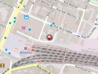 Carte de Zac Exotique à Amiens