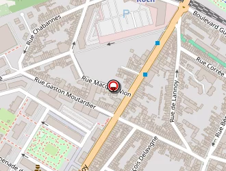 Carte de Supermarchés Match à Amiens