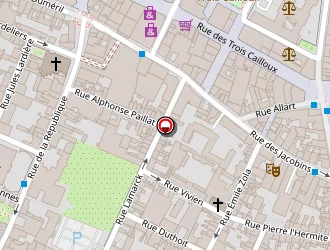 Carte de Institution Sainte Clotilde à Amiens