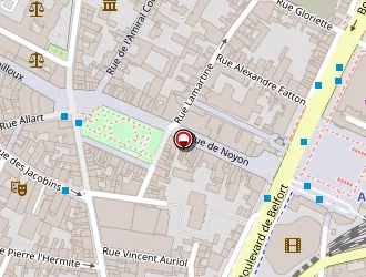 Carte de Muse à Amiens