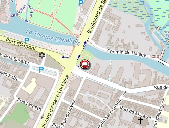 Carte de La Boite A Projets à Amiens