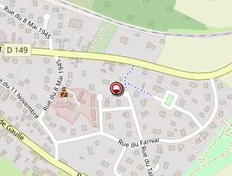 Carte de Philippe Gérard à Envermeu