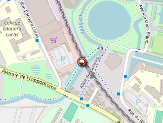 Carte de Lycée La Hotoie à Amiens