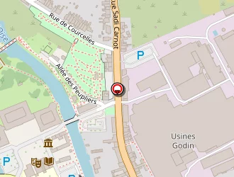 Carte de Bersez Conduite à Guise