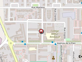 Carte de Espace Travail à Amiens