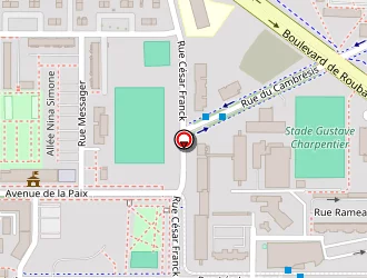 Carte de Le Riade à Amiens