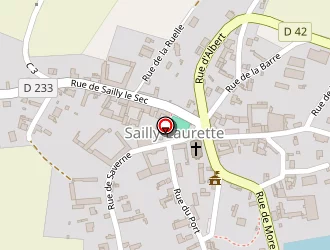 Carte de Café Du Tennis à Sailly-laurette