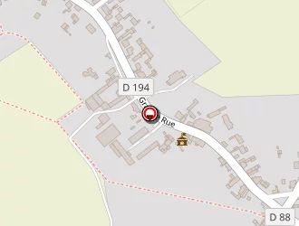 Carte de Cas à Cartigny