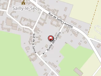 Carte de Bf Construction à Sailly-le-sec