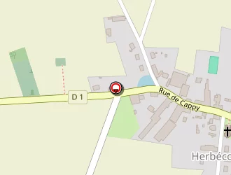 Carte de Les Sarries (scea) à Herbécourt