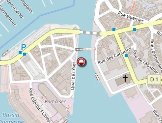 Carte de Tribunal De Commerce à Dieppe