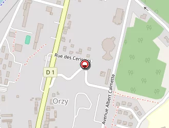 Carte de Institut Médico Professionnel (i.m.p.r.o) à Revin