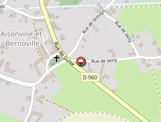 Carte de Parvis à Aisonville-et-bernoville