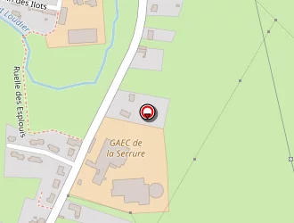 Carte de De La Serrure (gaec) à Neuve-maison