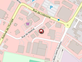 Carte de Peronne Bureau à Péronne