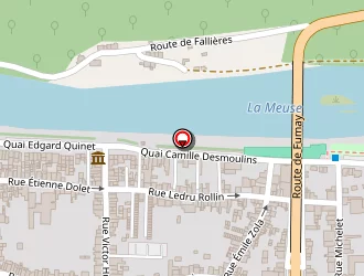 Carte de Pharmacie Du Centre à Revin