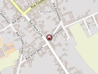 Carte de Ruelle à Roisel