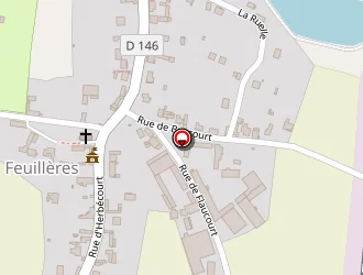 Carte de Lampe Denis à Feuillères