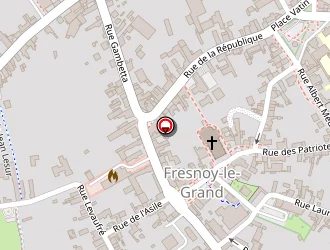 Carte de La Poste à Fresnoy-le-grand