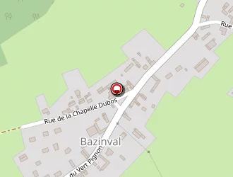 Carte de L.b.s.e. à Bazinval