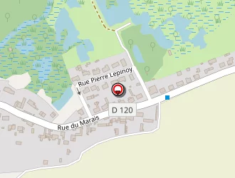 Carte de Lepinoy-vitte à Treux