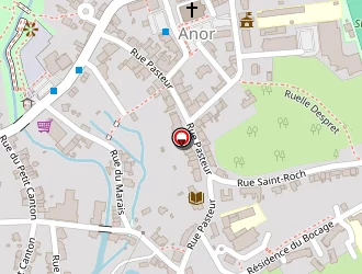 Carte de Centre De Restauration Municipale à Anor