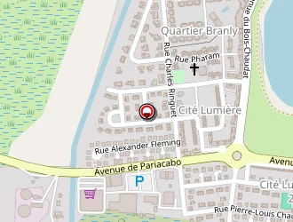 Carte de Auguste Joseph à Kourou