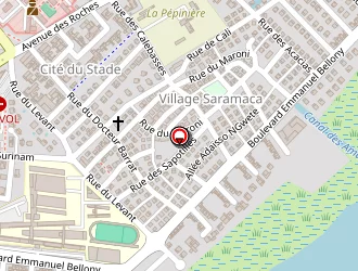 Carte de L'orchidée à Kourou