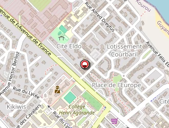 Carte de Lycée Gaston Monnerville à Kourou