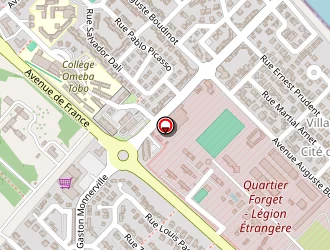 Carte de Mac Candless Mahin à Kourou