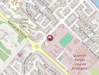 Carte de Roselmard Bernabé à Kourou