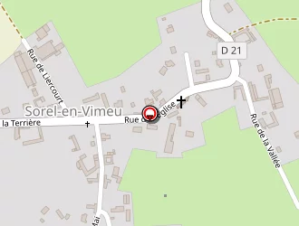 Carte de Pruvost Alexandre à Hallencourt