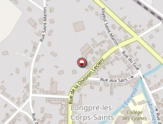 Carte de Vtchris à Longpré-les-corps-saints