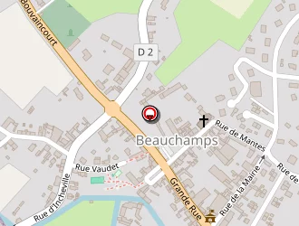 Carte de La Poste à Beauchamps