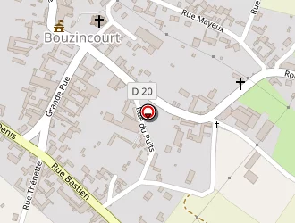 Carte de Letesse (gaec) à Bouzincourt