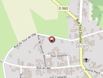 Carte de Drubay Denis à Serain