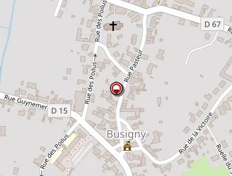 Carte de Ecole Maternelle à Busigny