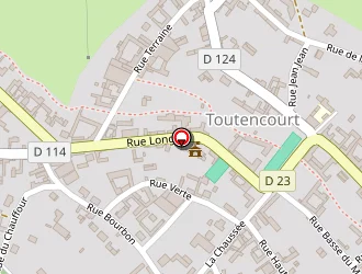 Carte de Le Picardy à Toutencourt