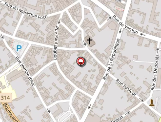 Carte de Coiffure 2000 à Eu