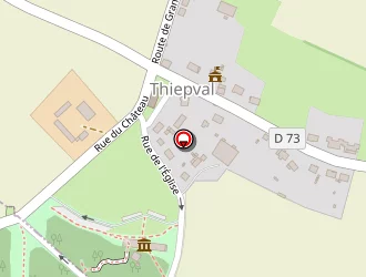 Carte de Brien Mécanique à Thiepval