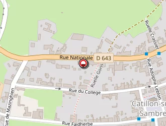 Carte de La Poste à Catillon-sur-sambre