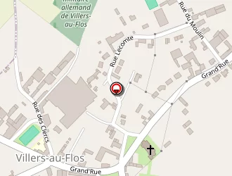 Carte de De La Rue Des Clercs à Villers-au-flos