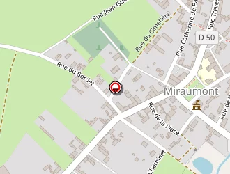 Carte de Ecole à Miraumont