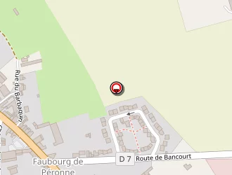 Carte de La Bergerie à Bapaume