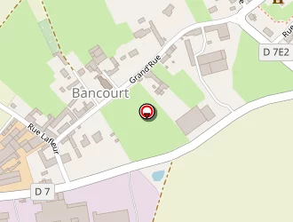 Carte de Hepner à Bancourt